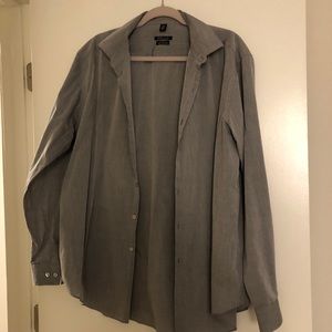 Van Heusen Gray Slim Fit men’s dress shirt
